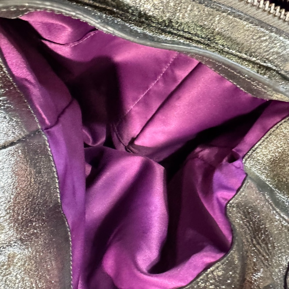 Rare Coach Metallic Leather Annie Bag - Picture 14 of 15